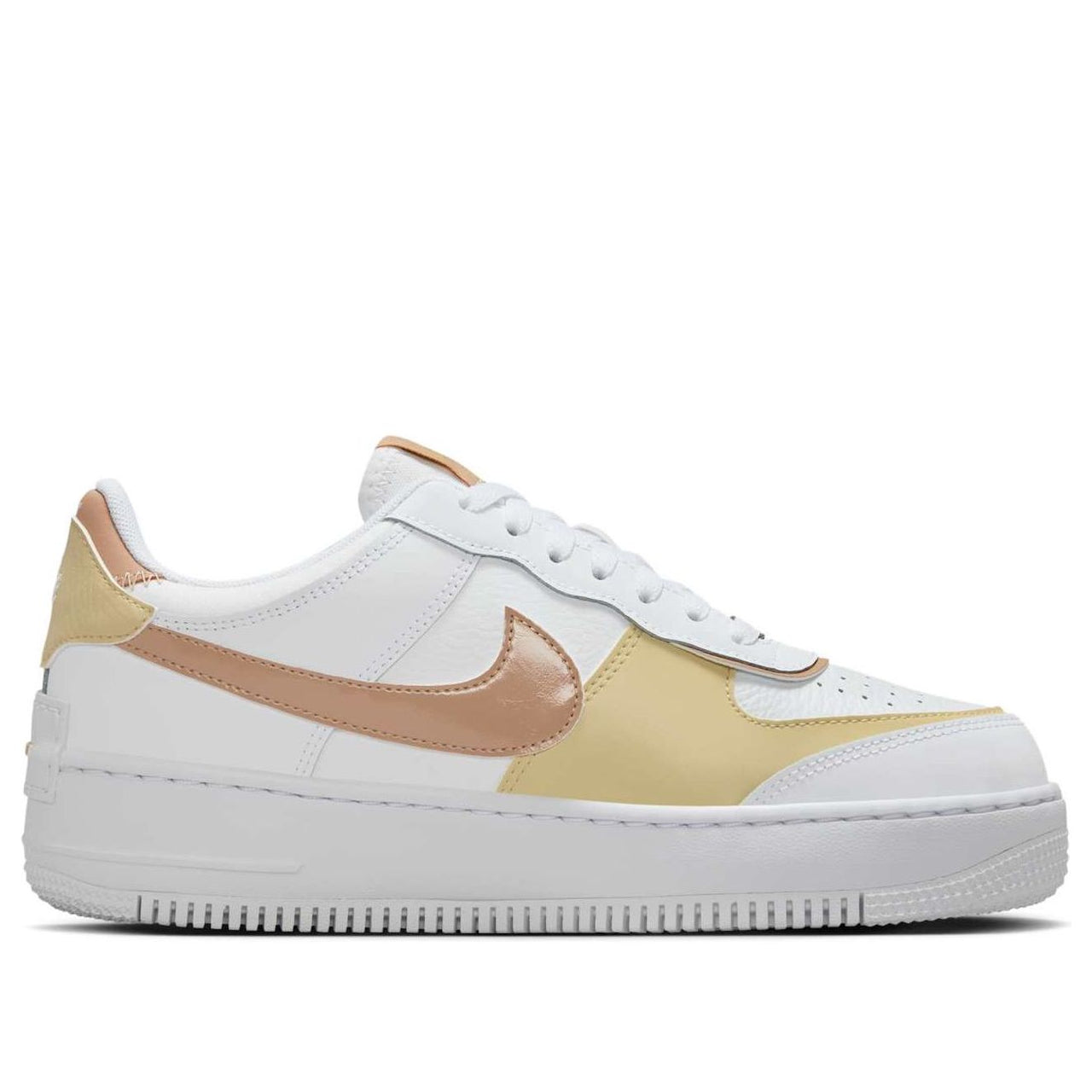 (WMNS) Nike Air Force 1 Low Shadow 'White Team Gold Rattan' DZ1847-111