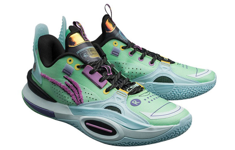Li-Ning Wade All City 10 V1 x Disney 'MInt Green Purple' ABAT123-2