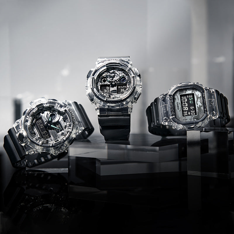 CASIO G-Shock Analog-Digital 'Translucent Black' GA-100SKC-1APR