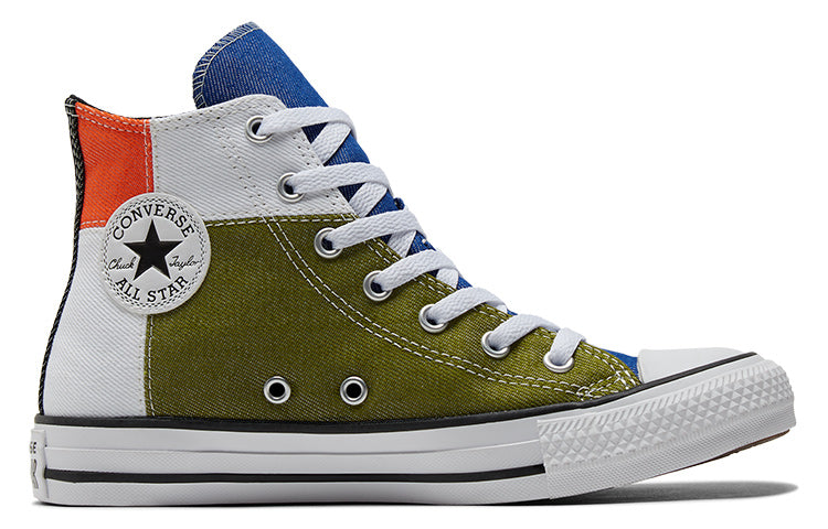 (GS) Converse Chuck Taylor All Star High 'White Green Red Yellow' A03582C