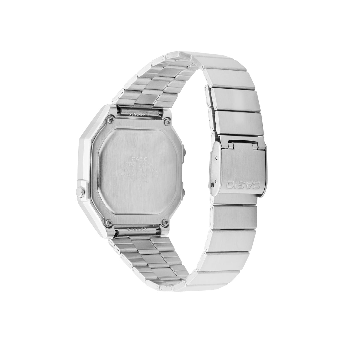 CASIO STANDARD Vintage Classical Silver Mens White Digital B650WD-1A