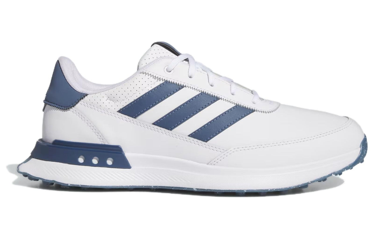adidas S2G 24 Leather Spikeless Golf Shoes 'White Blue' IF6606