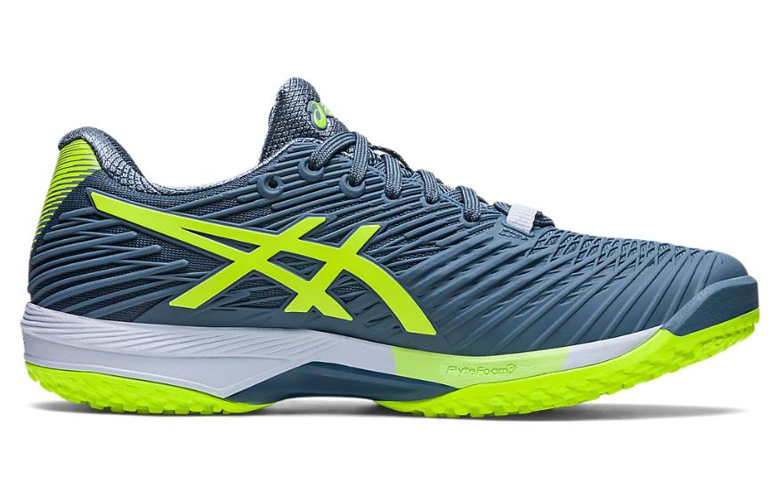 ASICS Solution Speed FF 2 'Steel Blue Neon Green' 1041A188-402