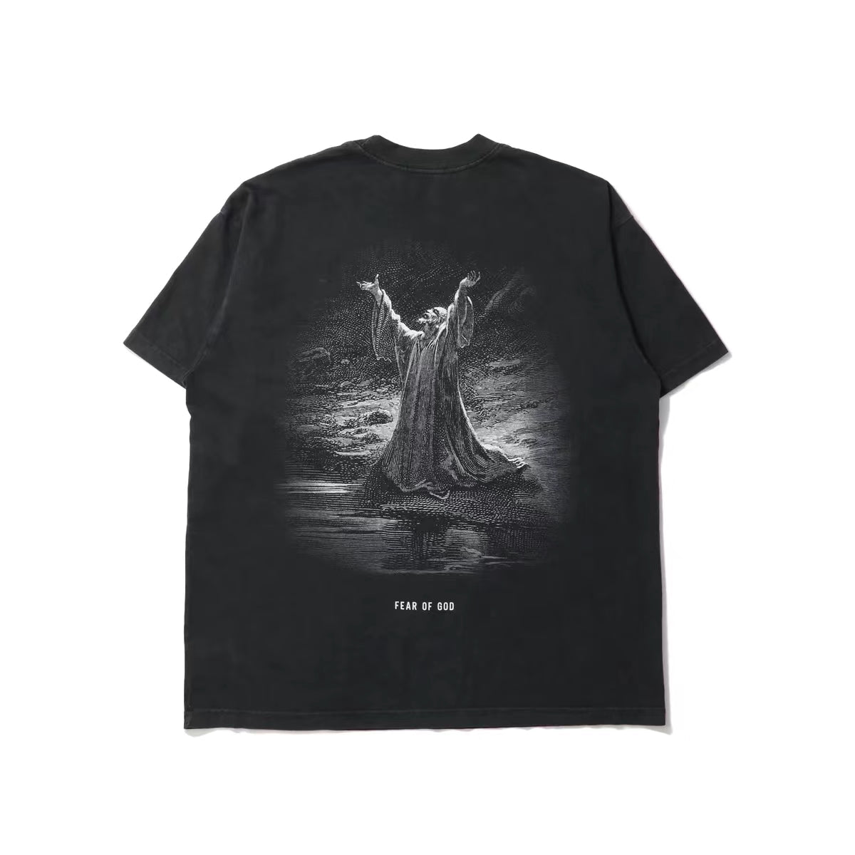 Fear of God x Union External T-Shirt 'Vintage Black' FOGXUN-SS23-001