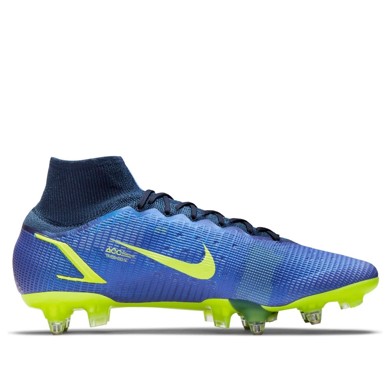 Nike Mercurial Superfly 8 Elite Sg-pro AC Soccer Shoes 'Blue Neon Green' CV0960-574