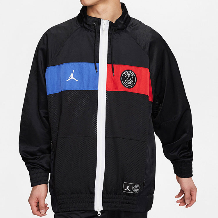 Air Jordan Paris Saint-Germain FLIGHT SUIT Jacket Black BQ8370-011