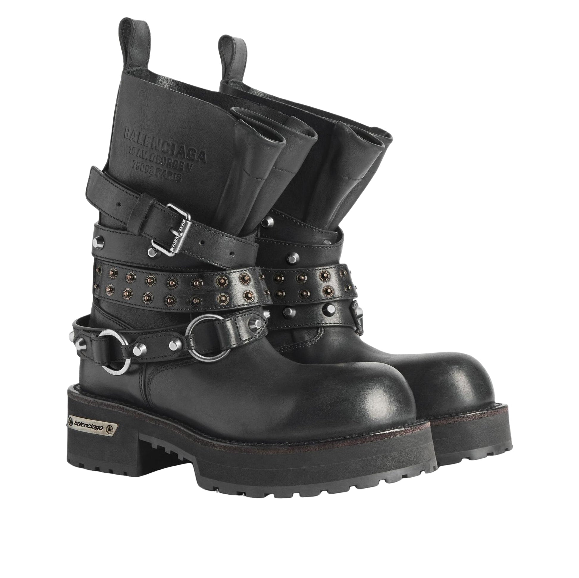 (WMNS) Balenciaga Venom City Bootie 'Black' 845103WBEQ41081