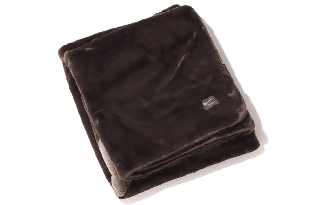 Nike Sportswear NSW Faux Fur Blanket 'Velvet Brown' DO3793-220