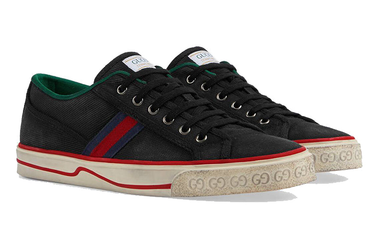 Gucci Tennis 1977 'Black Cotton' 606111-GZO30-1094