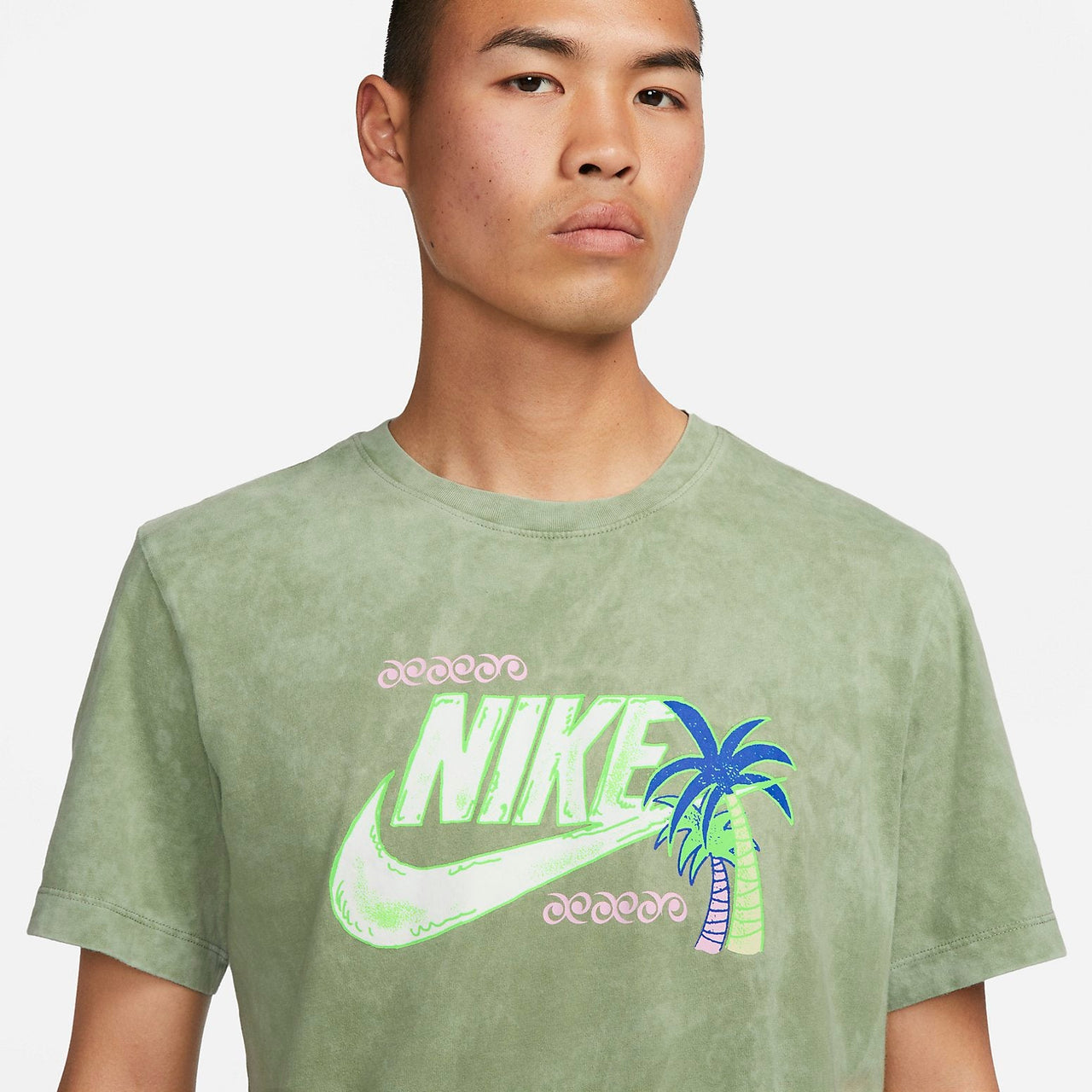 Nike Sportswear Coconut Tree T-Shirt 'Green' FB9789-386