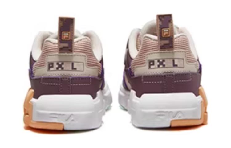 (GS) FILA Fashion Brick Skate Shoes 'Brown Orange White' K15B341304FRG