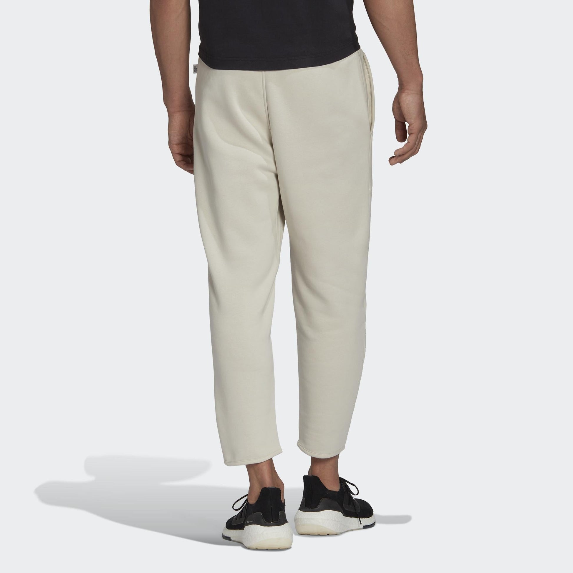 adidas Studio Lounge Fleece 7/8 Sweatpants 'Grey' HK4589