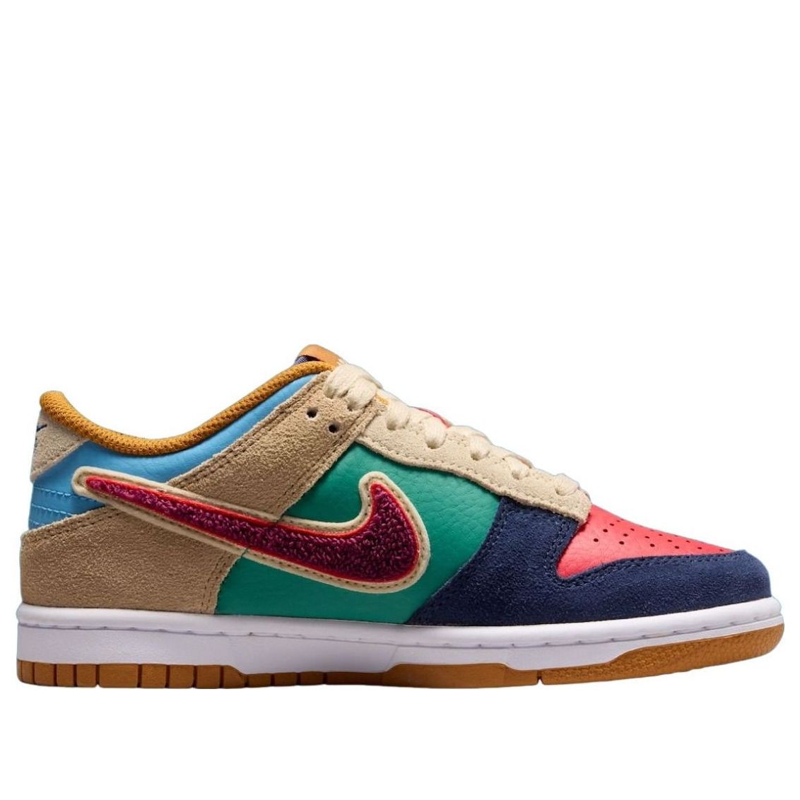(GS) Nike Dunk Low 'Midnight Navy Noise Green' IV6203-410