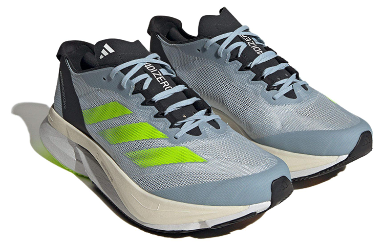 adidas Adizero Boston 12 'Wonder Blue Lucid Lemon' ID4233