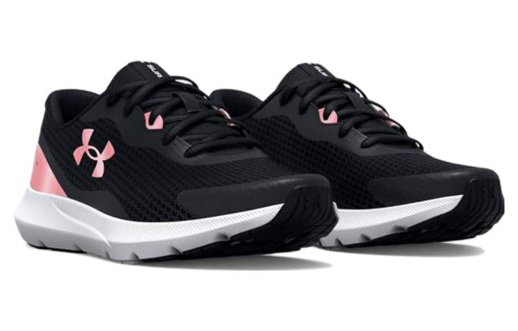 (WMNS) Under Armour Surge 3 'Black White' 3024894-005
