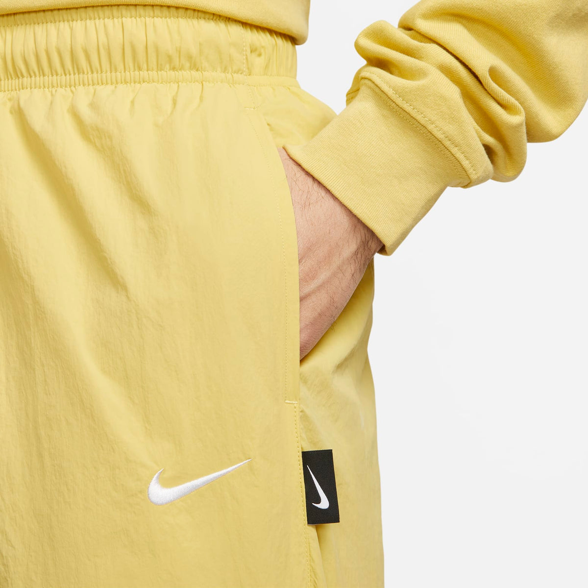 Nike Sportswear Swoosh Woven Pants 'Yellow' DX0595-700