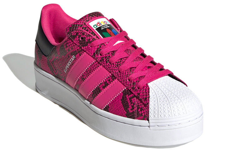 (WMNS) adidas Superstar Bold 'Pink Snakeskin' FW3696