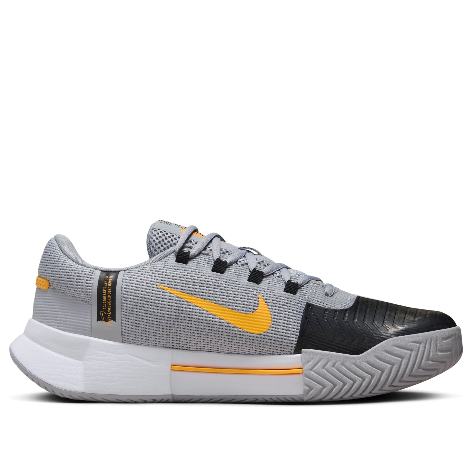 Nike Zoom GP Challenge 1 HC 'Wolf Grey Black White Laser Orange' FB3147-002