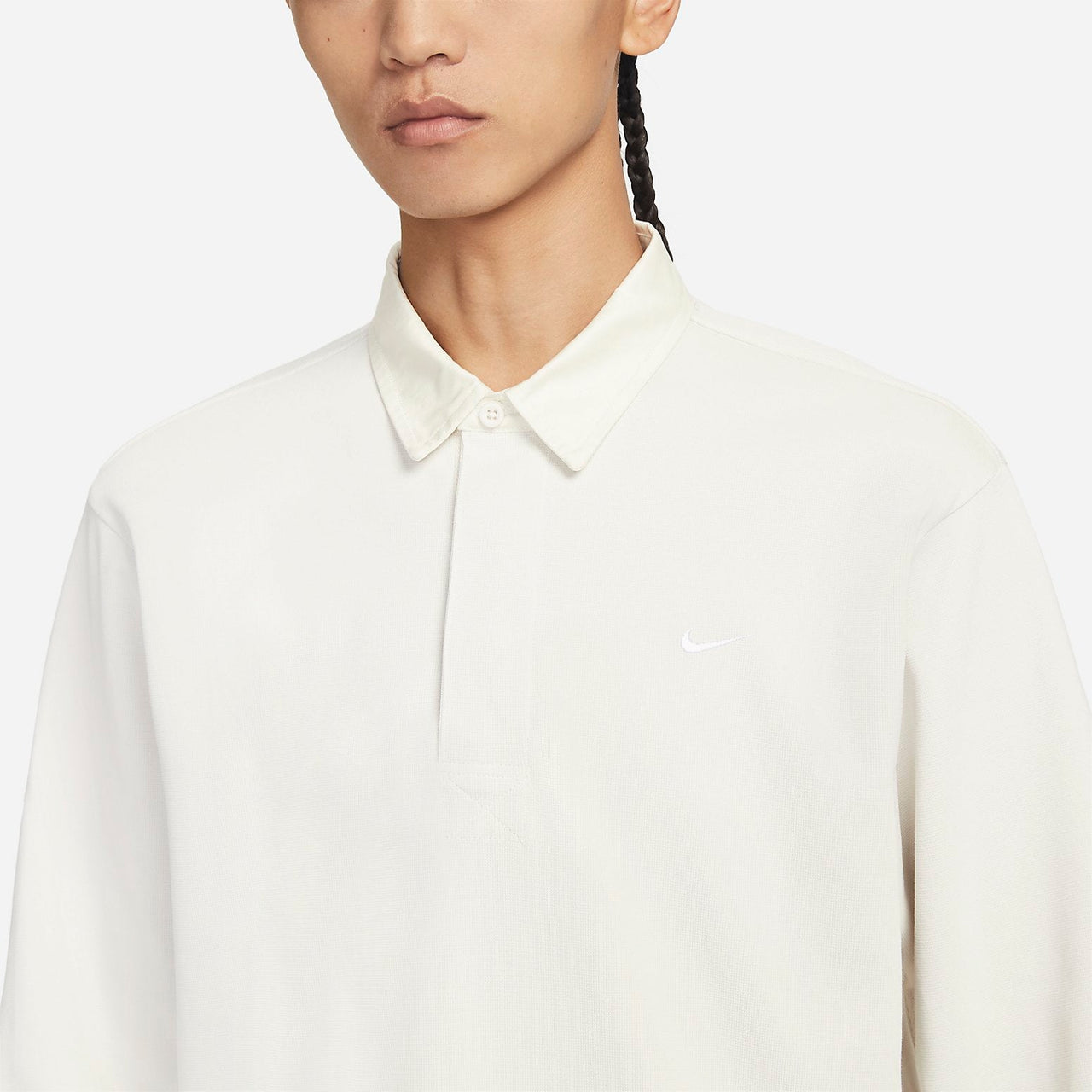 Nike Solo Swoosh Rugby Top 'White' DQ5222-030
