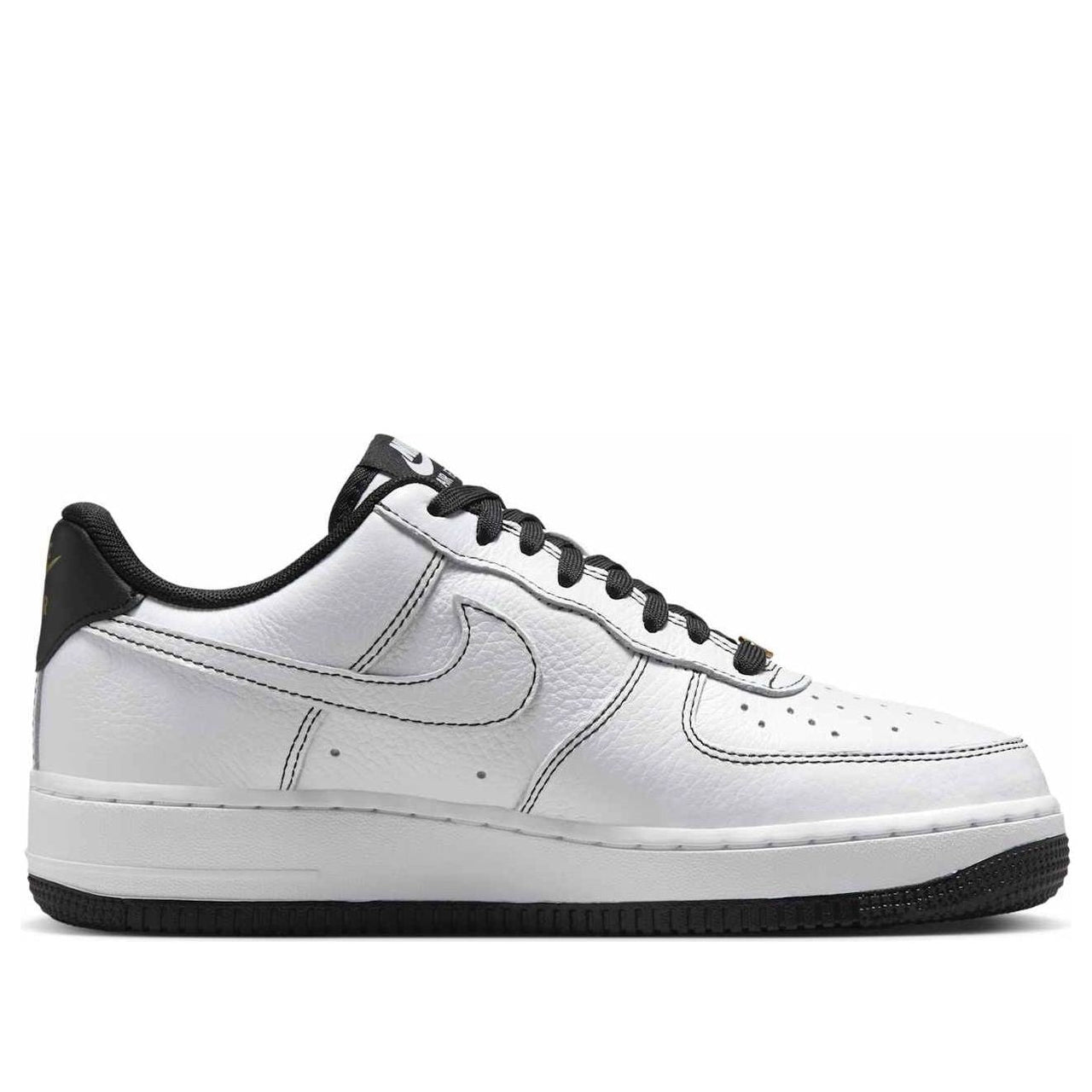 (WMNS) Nike Air Force 1 '07 Mini Jewel 'White Black Gold'  IB6543-101