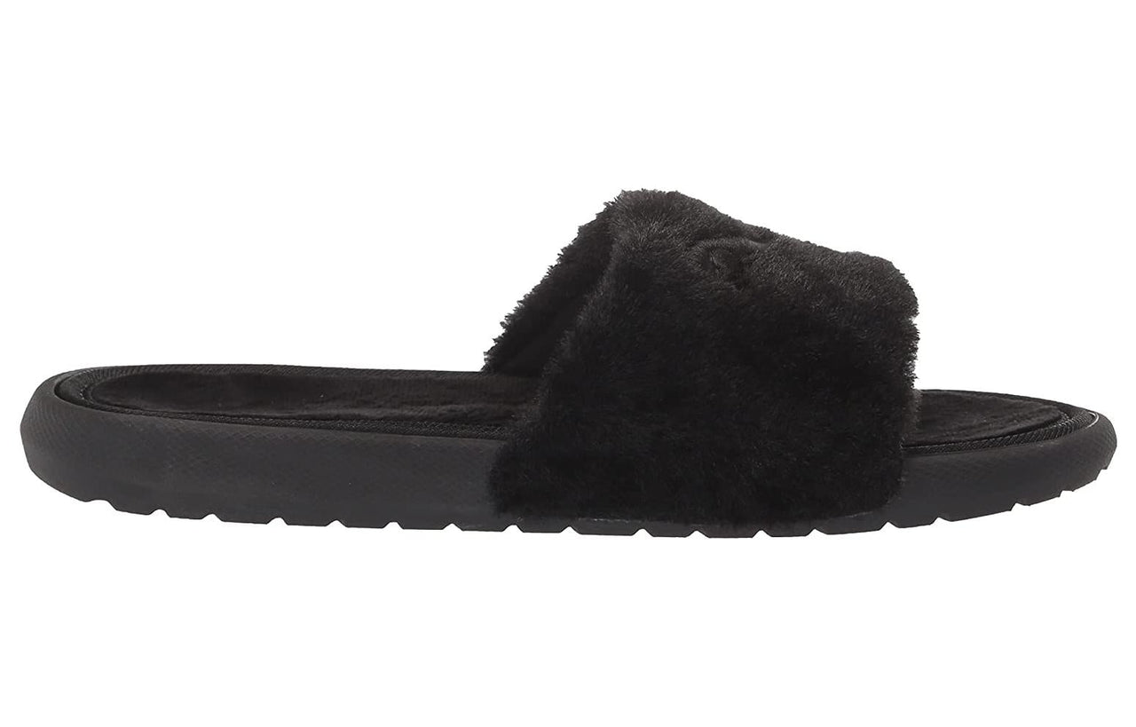 PUMA Cool Cat Fluffy Slides 'Black' 38427301