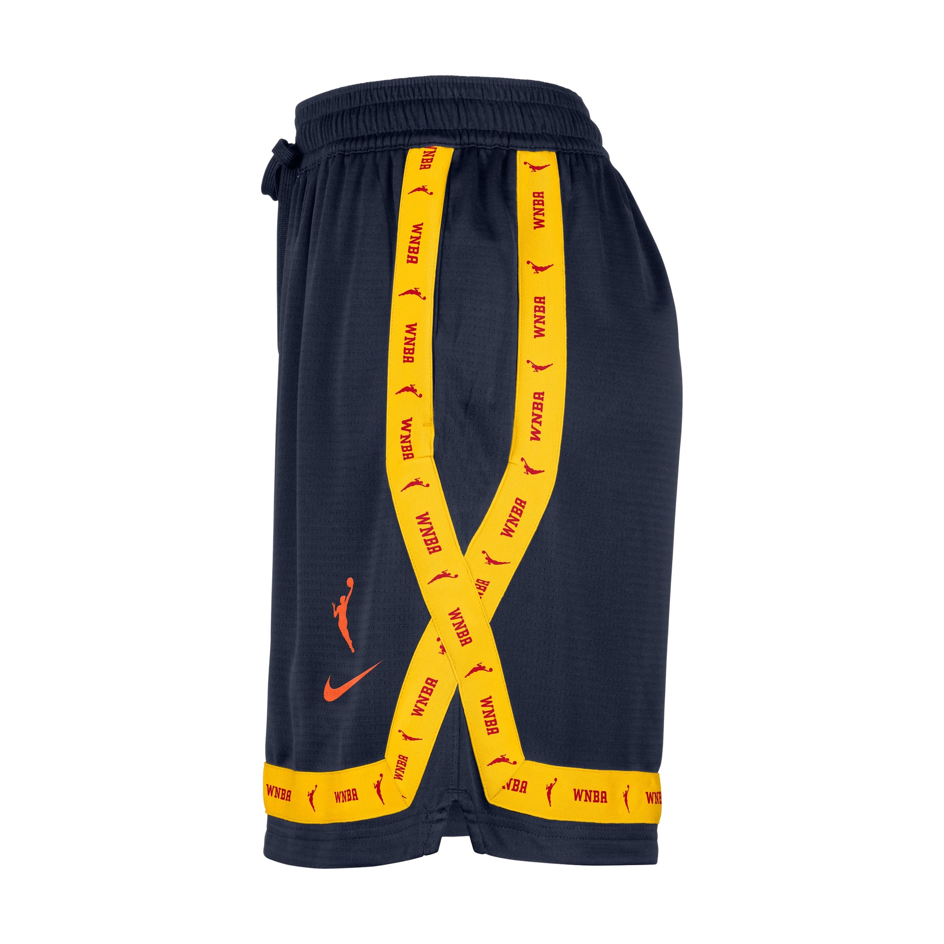 (WMNS) Nike Indiana Fever Crossover WNBA Shorts 'College Navy Brilliant Orange' IQ3667-419