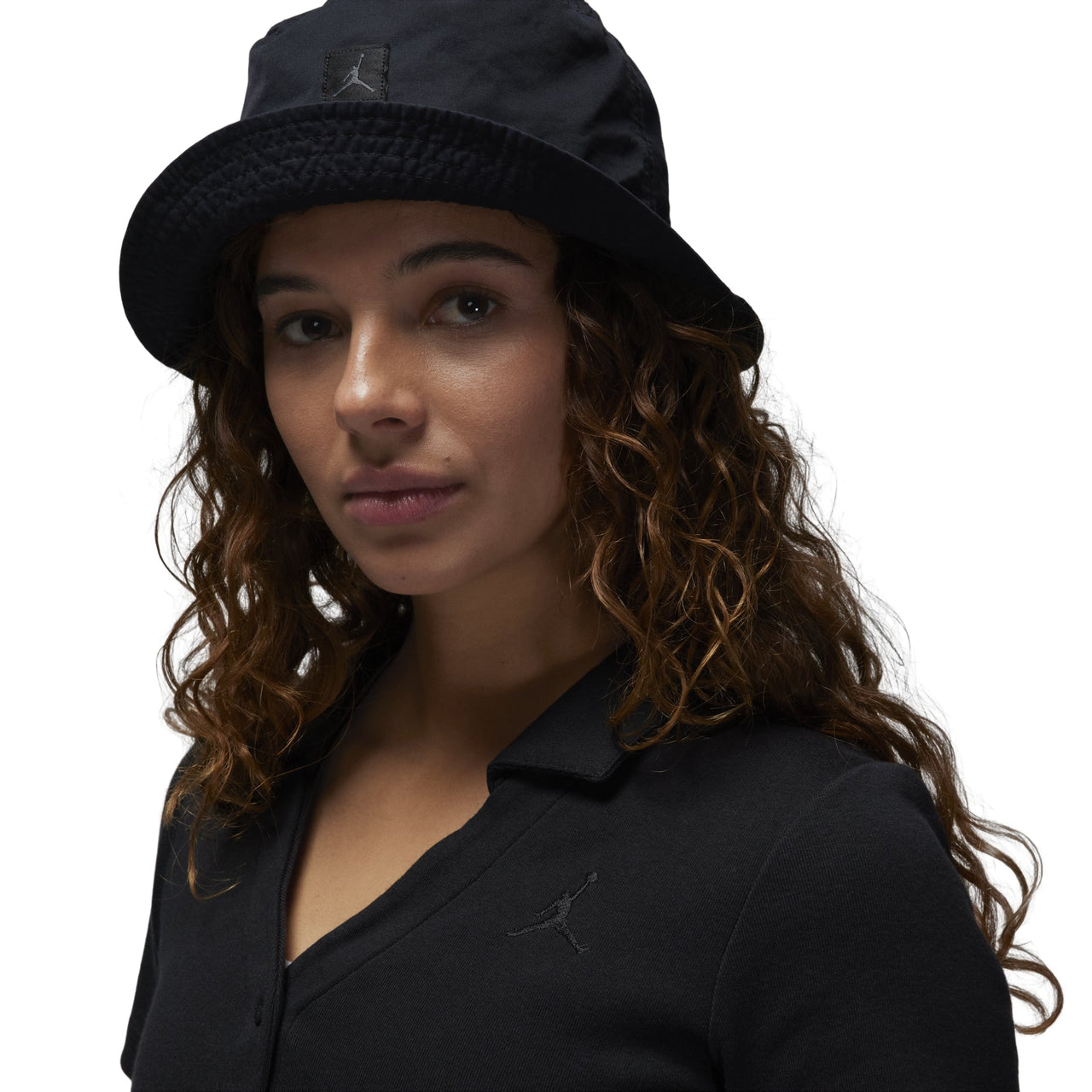 (WMNS) Air Jordan Short-Sleeve Knit Top 'Black' FN5397-010