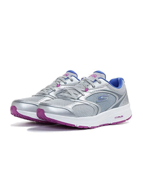 (WMNS) Skechers Go Run Consistent-Chandra 'Silver' 128281-SLPR