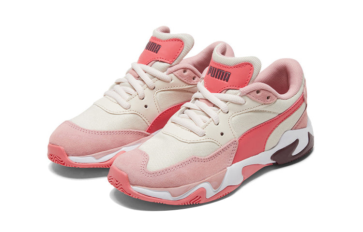 PUMA Girls' Storm Ray White/Pink 370657-03