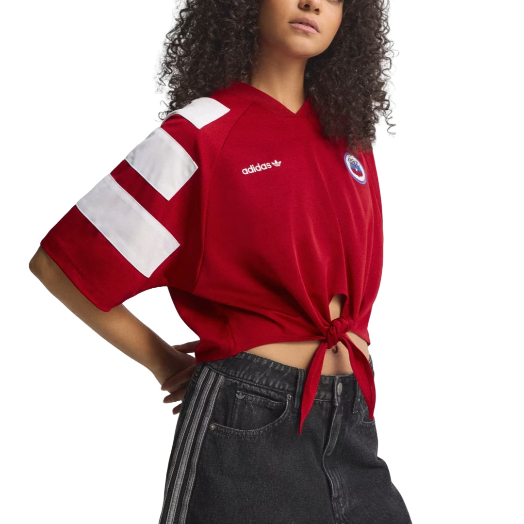 (WMNS) adidas Chile Reconstructed Bringback Jersey Asia Sizing 'Team Power Red 2' KD0968