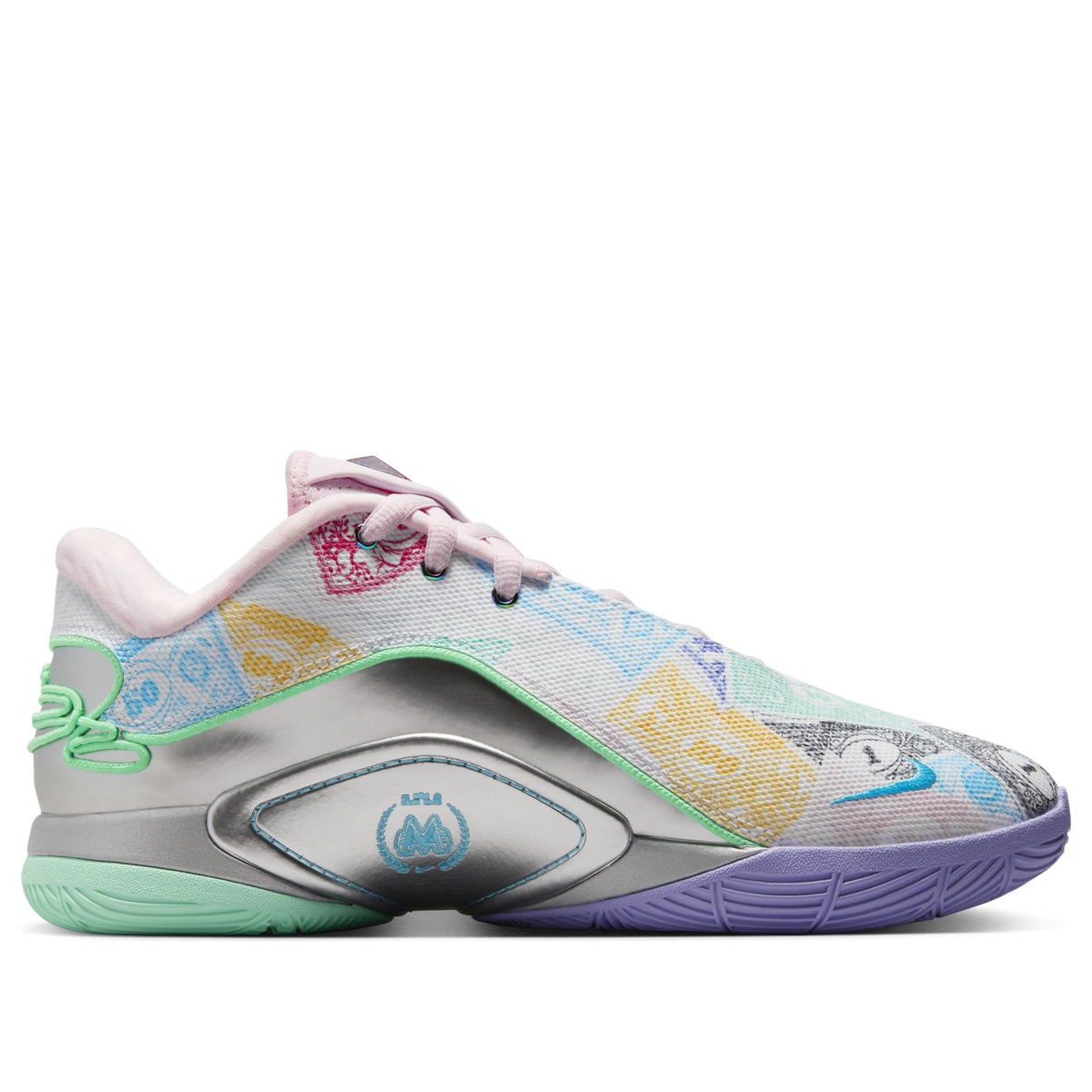 Nike x Monopoly LeBron 22 EP 'Baltic Blue Vapor Green Pink Foam' FZ1098-100