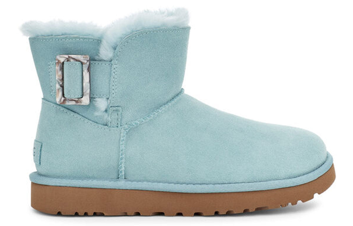 (WMNS) UGG Mini Bailey Fashion Buckle 'Light Blue' 1107957-BCRSH