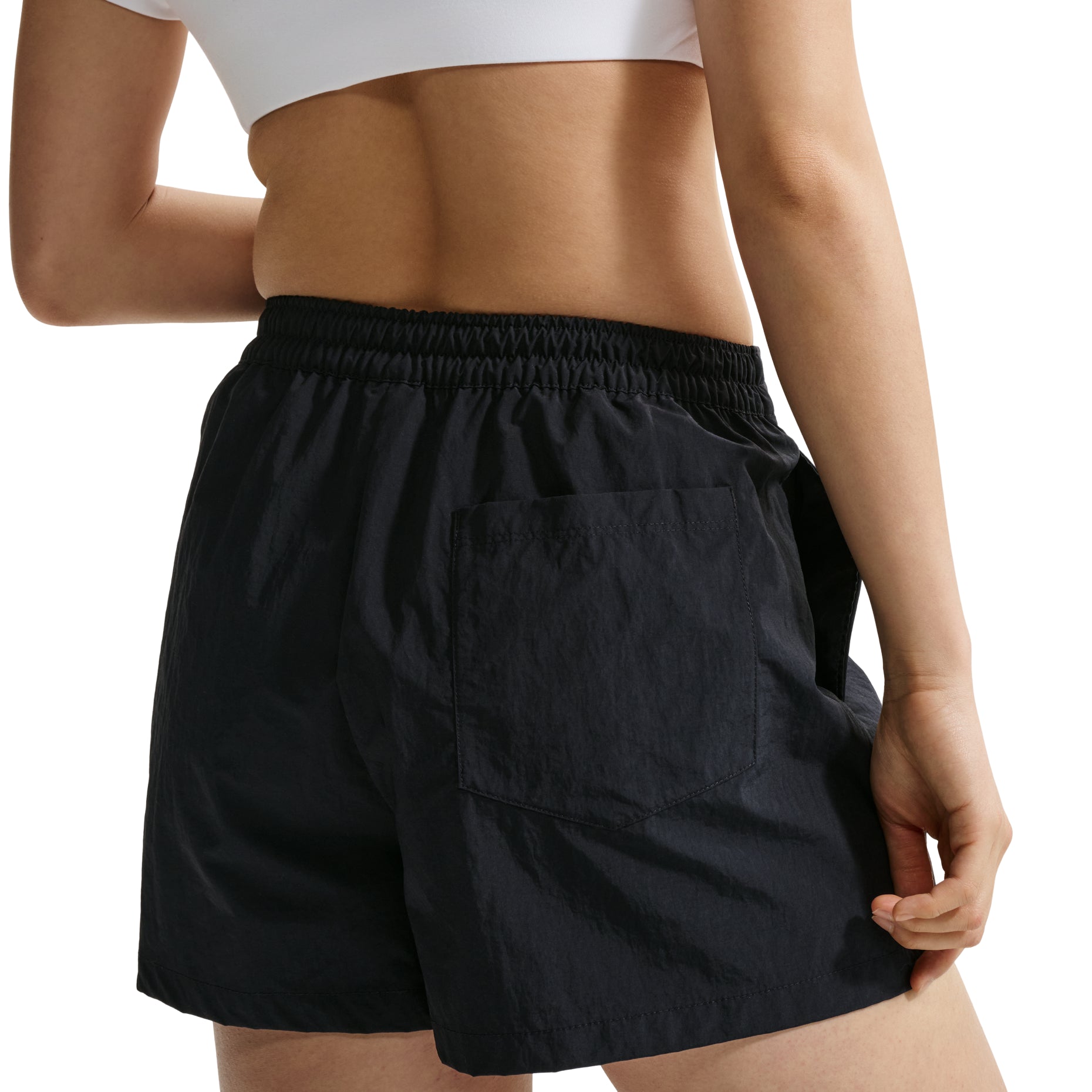(WMNS) Nike Sportswear Mid-Rise Skort 'Black' IR1649-010