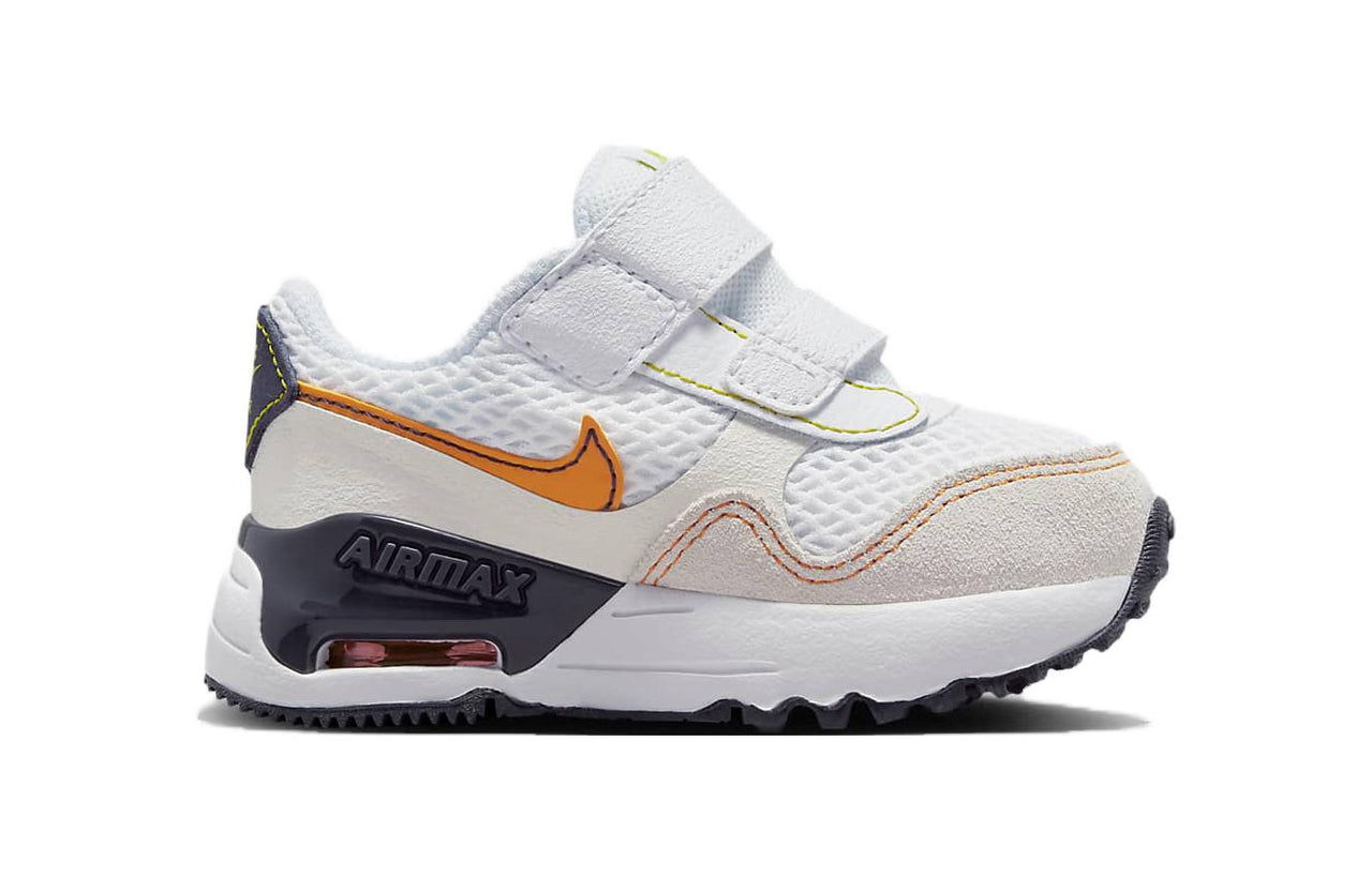 (TD) Nike Air Max SYSTM 'White Sail Vivid Orange' DQ0286-109