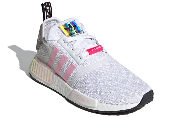 (WMNS) adidas NMD_R1 'White True Pink Hologram' FZ3777