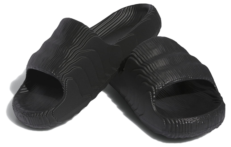 adidas Originals Adilette 22 Slides 'Black Better Scarlet' ID4925