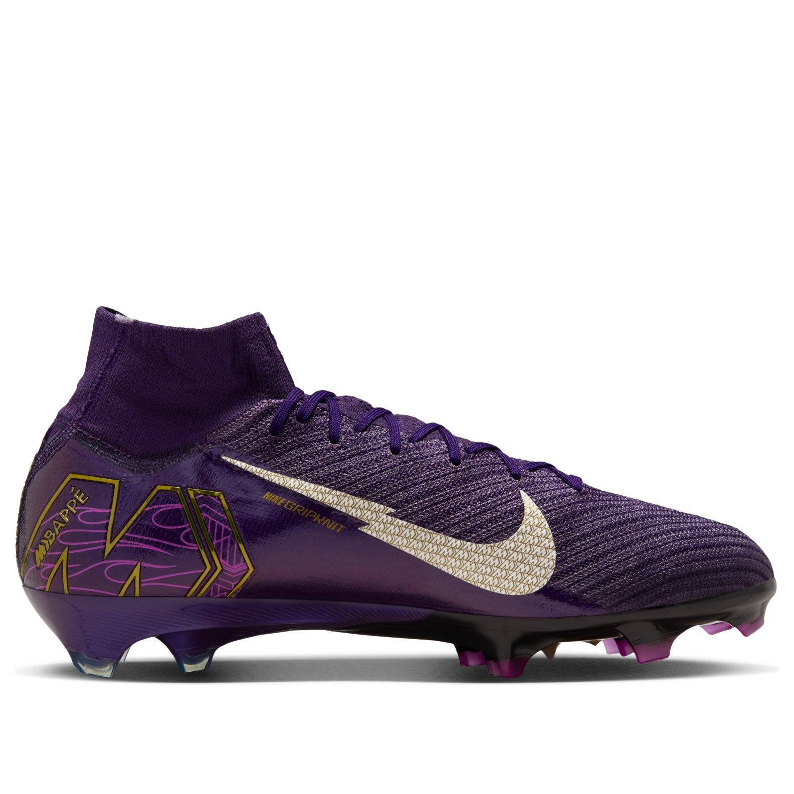 Nike x Kylian Mbapp Zoom Mercurial Superfly 10 Elite FG 'Grand Purple' FQ8692-500