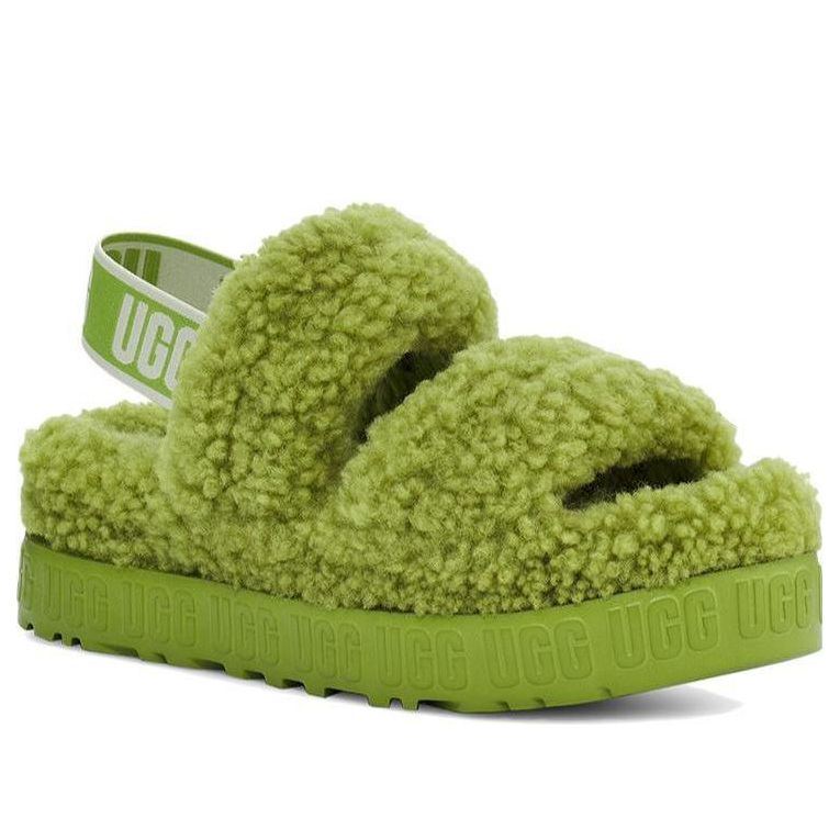 (WMNS) UGG Fluffita 'Green Chili' 1120876-JAL