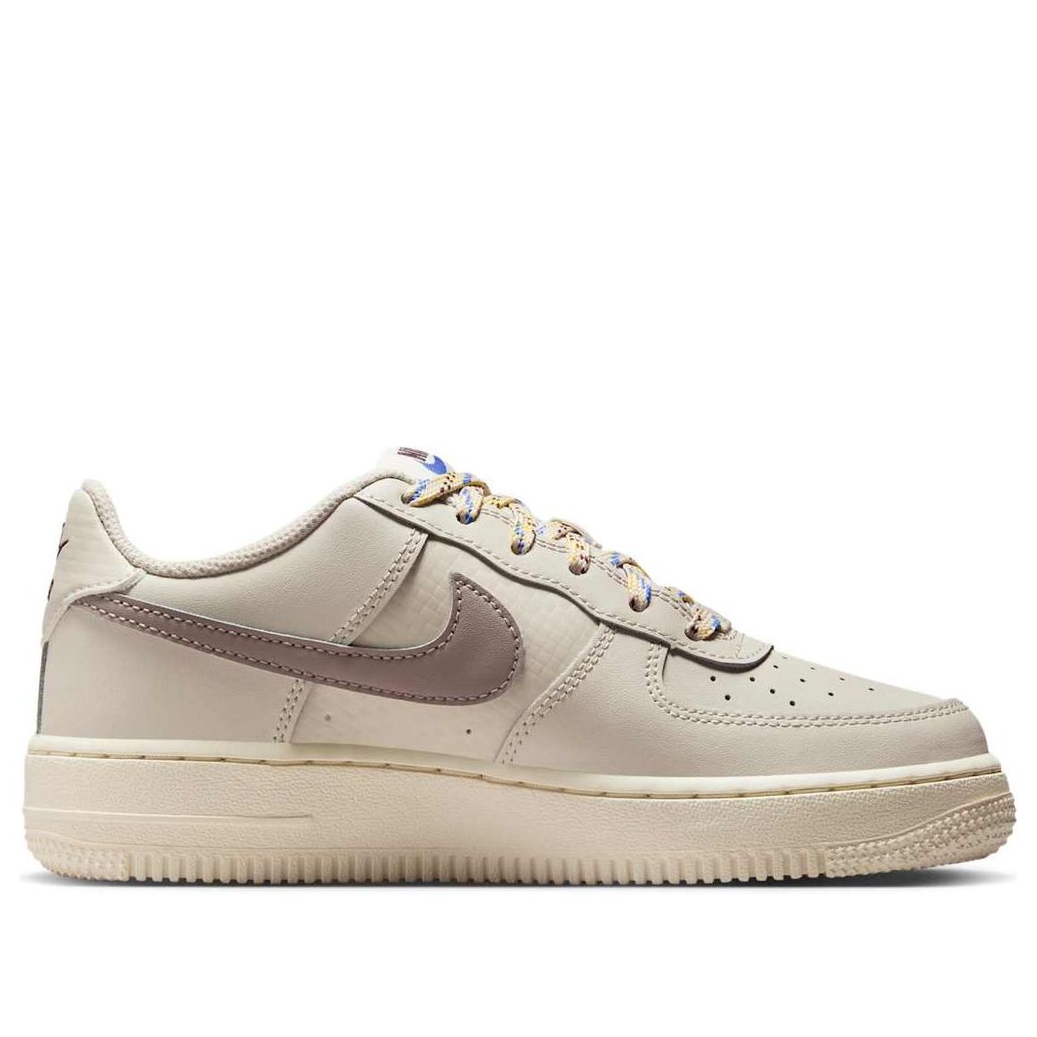 (GS) Nike Air Force 1 LV8 1 'Light Orewood Brown Burgundy Crush' HQ1907-100