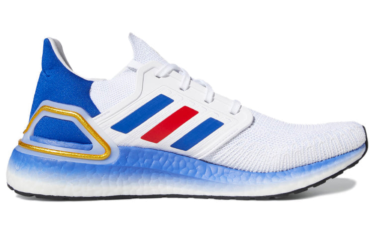 adidas Ultra Boost 20 'White Royal Blue Red' FY9039