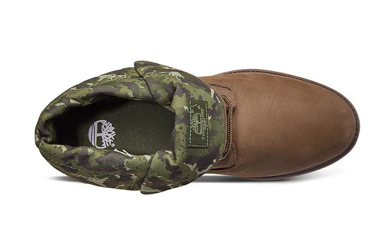 Timberland Roll Top Boots Basic 'Brown Green Camouflage' A21APW