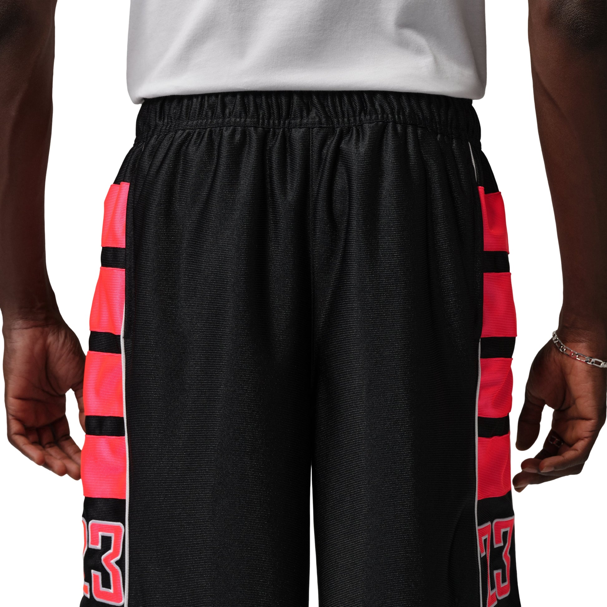 Jordan Brooklyn Cat Scratch Shorts 'Black Infrared 23' HV0560-014