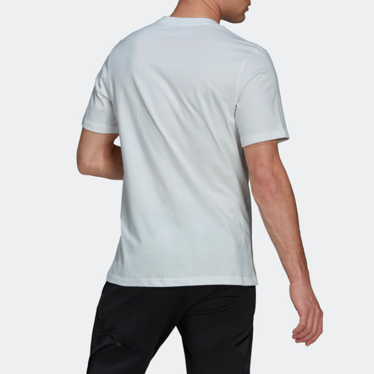 Men's adidas MESSI 3K G T Series Soccer/Football Sports Round Neck Short Sleeve White HA0902