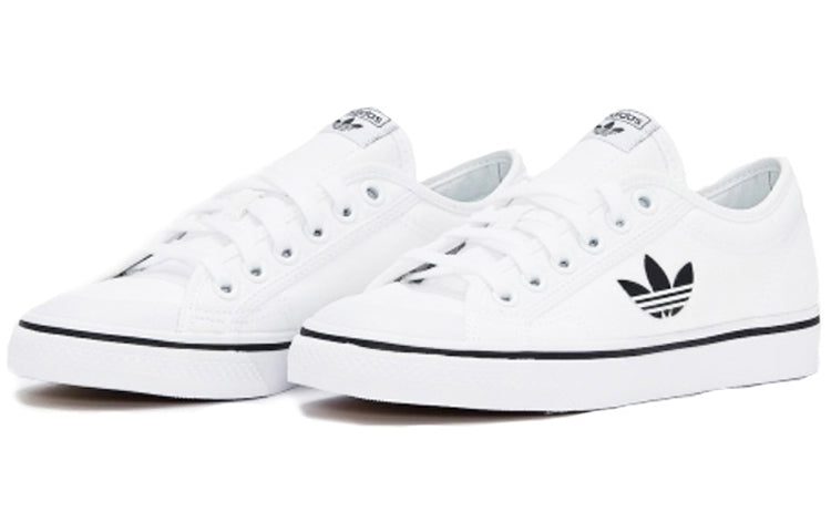 (WMNS) adidas Nizza Trefoil 'White Black' FX9270