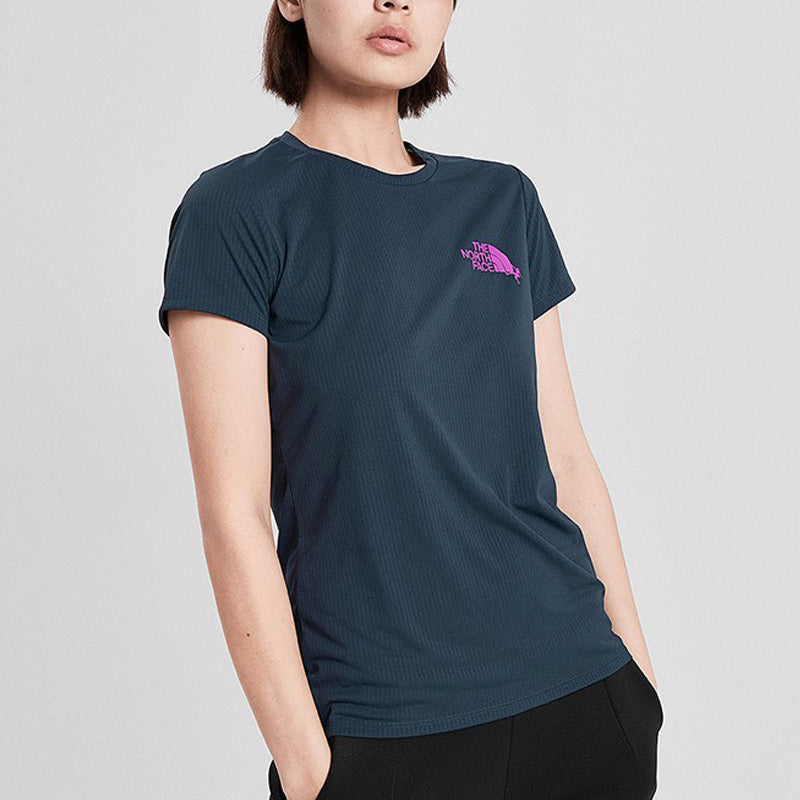 THE NORTH FACE FlashDry Short Sleeve Blue 4N9J-H2G