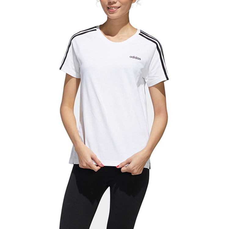 (WMNS) adidas neo ESNTL 3S TEE Sports Short Sleeve White GJ7912
