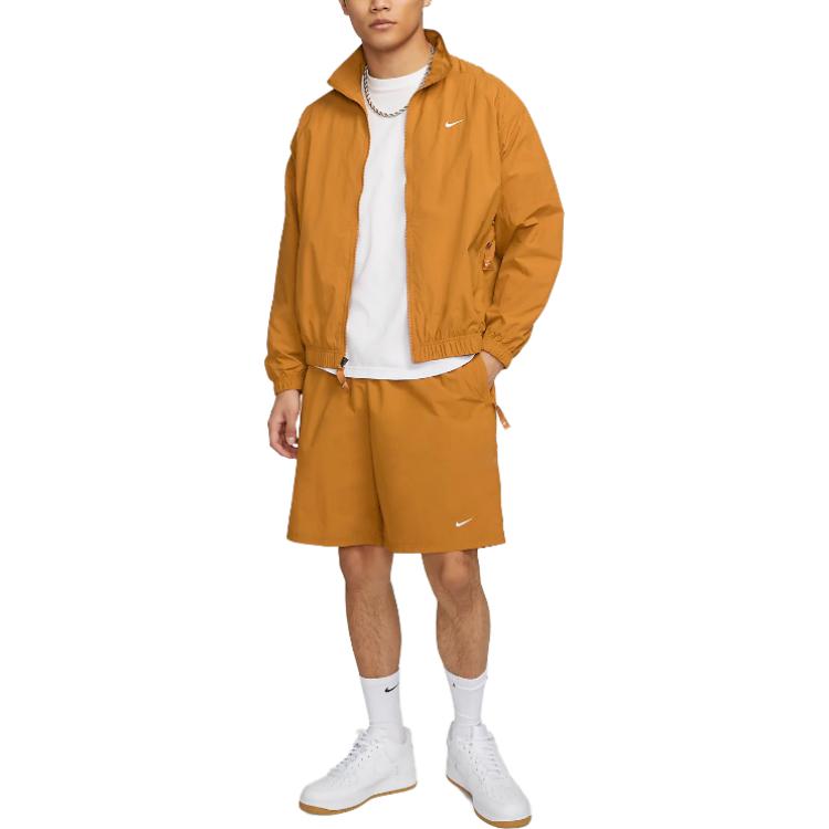 Nike NRG Solo Swoosh Woven Track Jacket (Asia Sizing) 'Desert Ochre' DQ5201-754