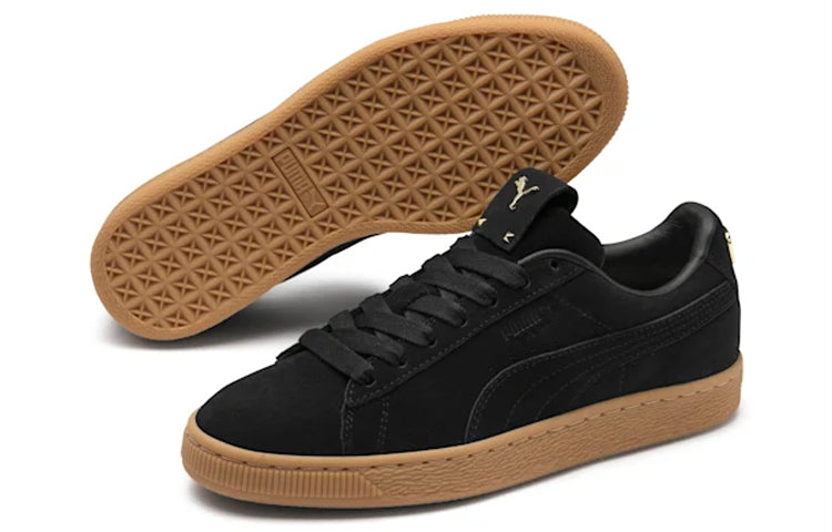 (WMNS) PUMA Suede Premium Logo 'Black' 369955-01