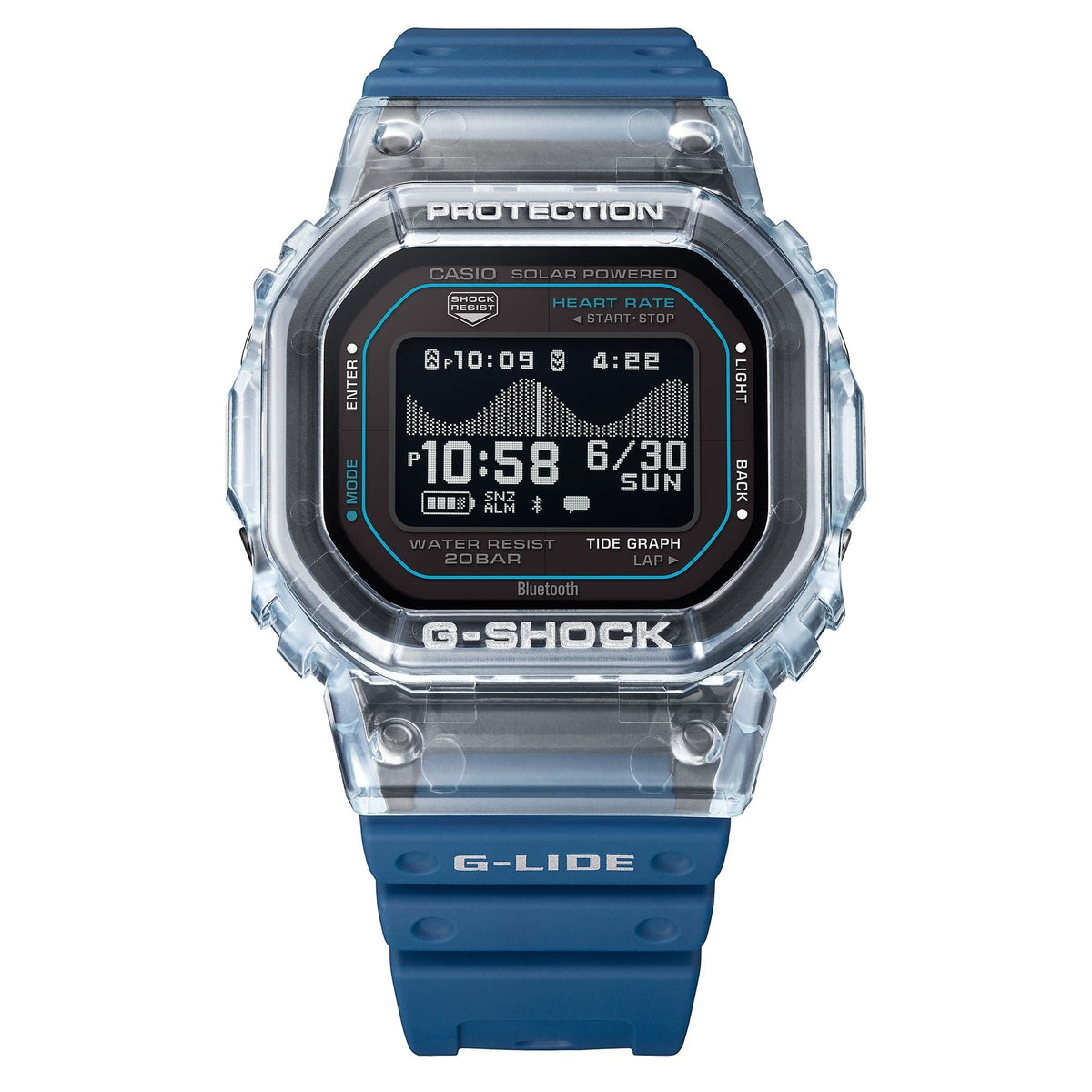 CASIO G-LIDE GBX-H5600 Series Digital 'Blue' GBX-H5600-2