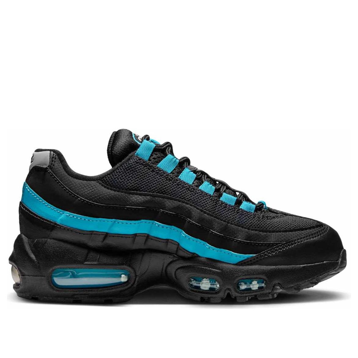 (GS) Nike Air Max 95 Recraft 'Black Pearl Grey Baltic Blue' II4053-010